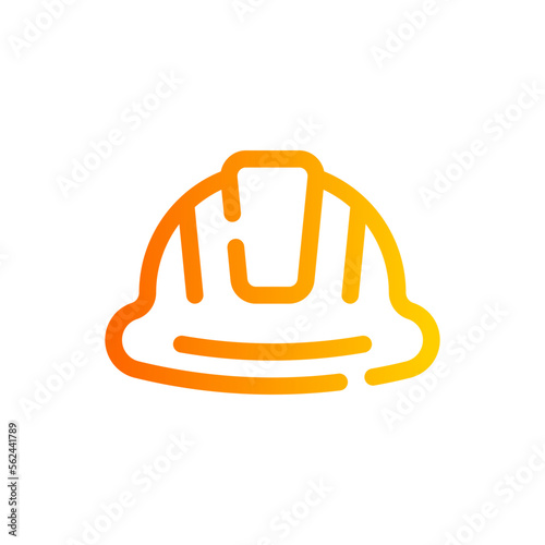 helmet gradient icon