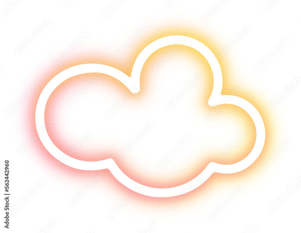 Collection of cloud neon Collection of cloud neon
