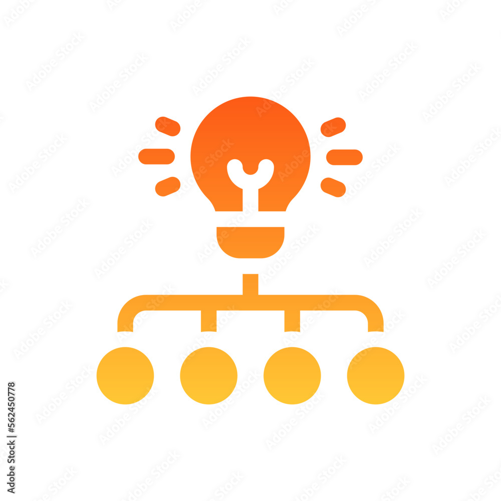 hierarchy flat gradient icon hierarchy flat gradient icon