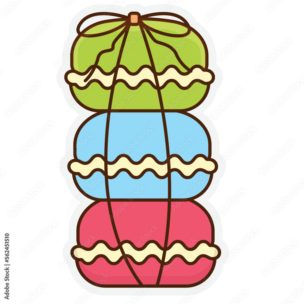 colorfull macaroon