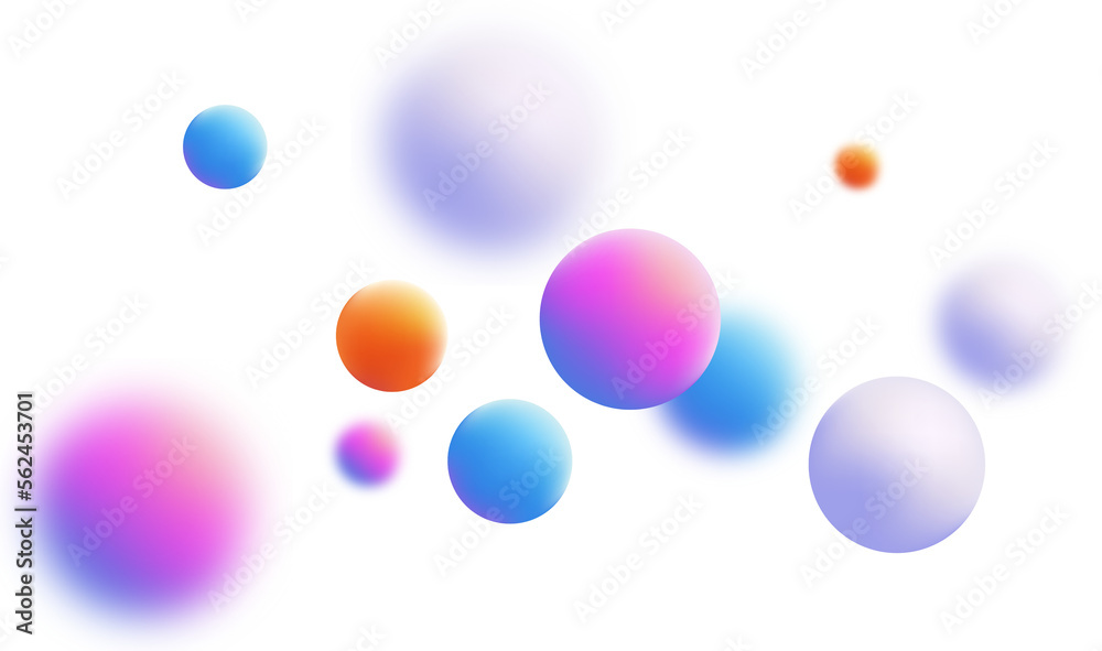 gradient ball effect