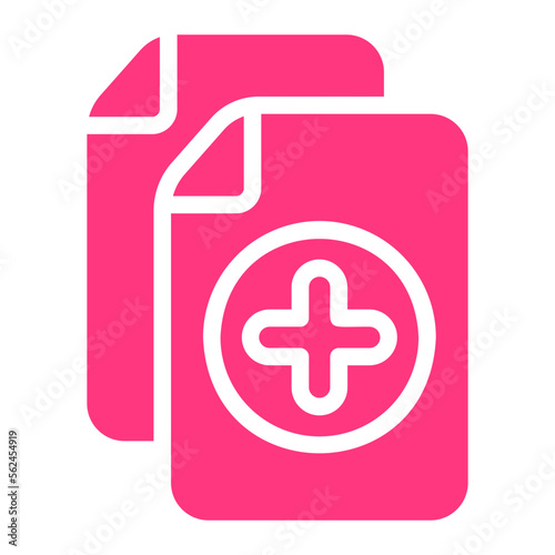 medical history gradient icon