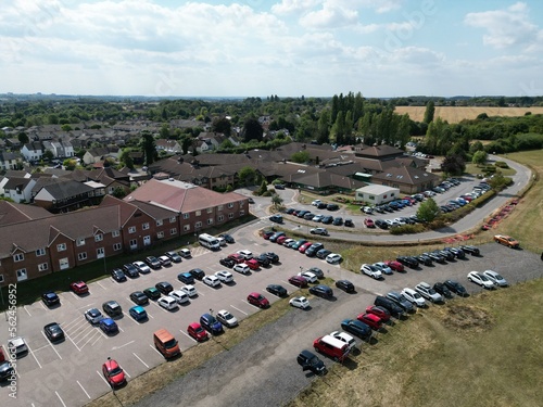 Rivers private hospital Sawbridgeworth Uk aerial view © steve