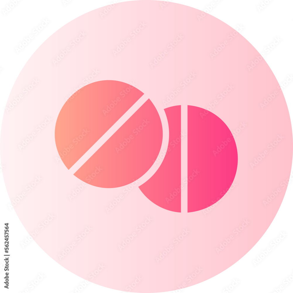 pill gradient icon pill gradient icon