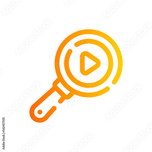 loupe gradient icon