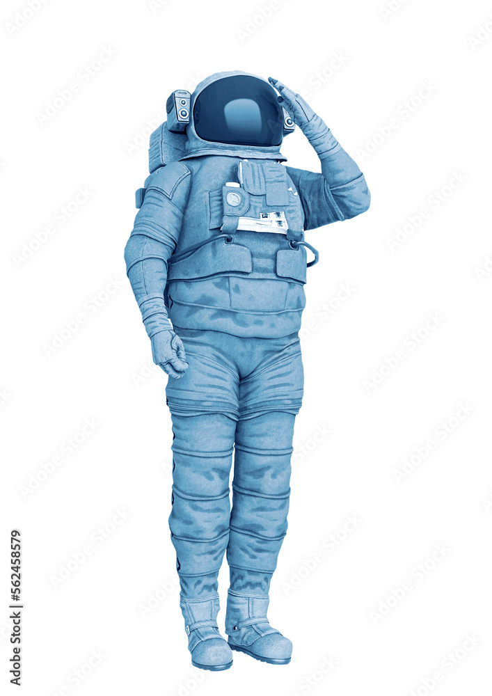Astronaut Saluting