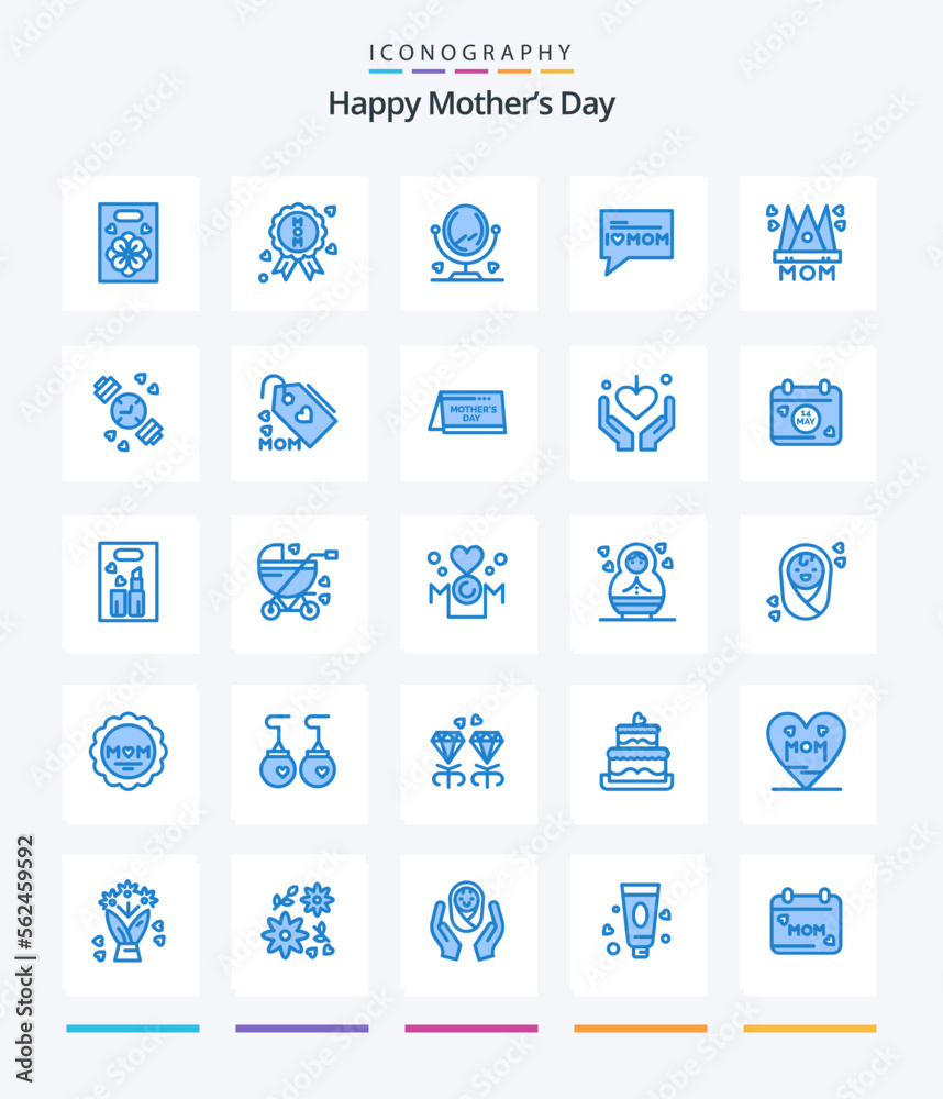 Creative Happy Mothers Day 25 Blue icon pack  Such As woman. mom. furniture. love. mom