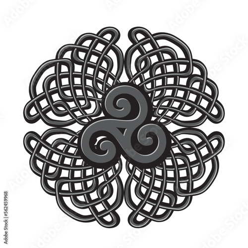 Triple Spiral, ancient Celtic symbol