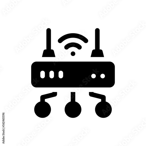 modem glyph icon