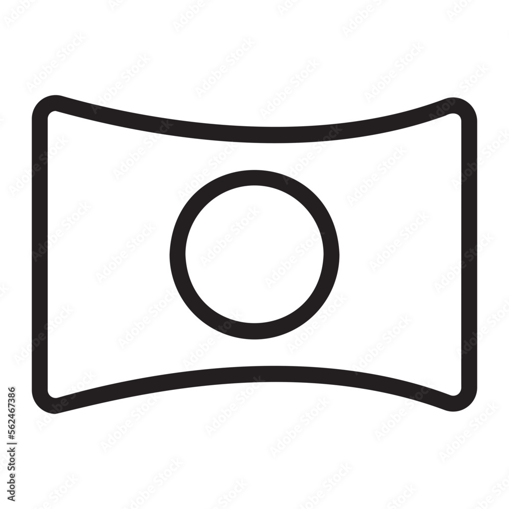 panorama line icon panorama line icon