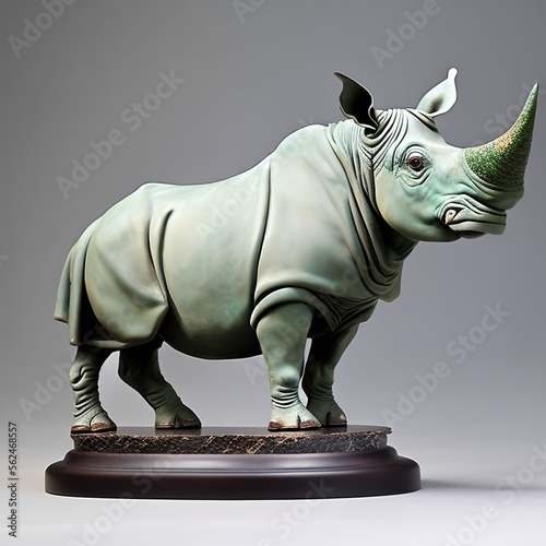 Figurine of a Rhinoceros fr...