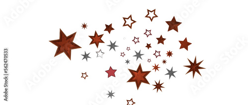 stars background  sparkle lights confetti falling. magic shining Flying christmas stars on night