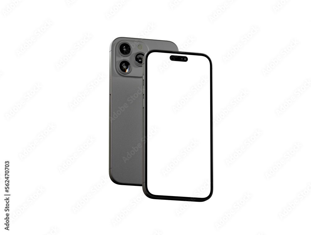 Smartphone. Mobile phone Template. Telephone 3d - mockup Smartphone. Mobile phone Template. Telephone 3d - mockup