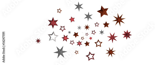 golden stars - in red © vegefox.com