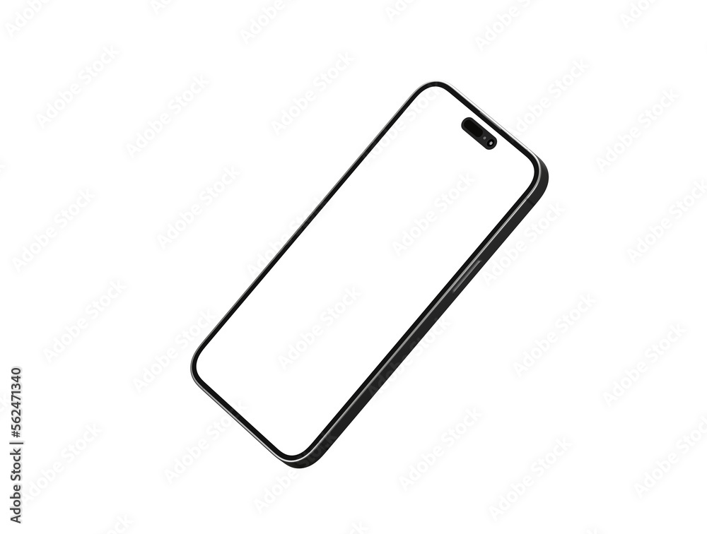 Smartphone. Mobile phone Template. Telephone 3d - mockup Smartphone. Mobile phone Template. Telephone 3d - mockup