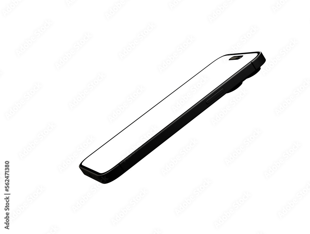 Smartphone. Mobile phone Template. Telephone 3d