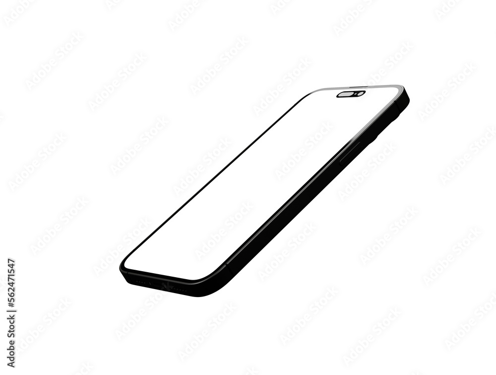 Mock up of smartphone - 3d rendering Mock up of smartphone - 3d rendering