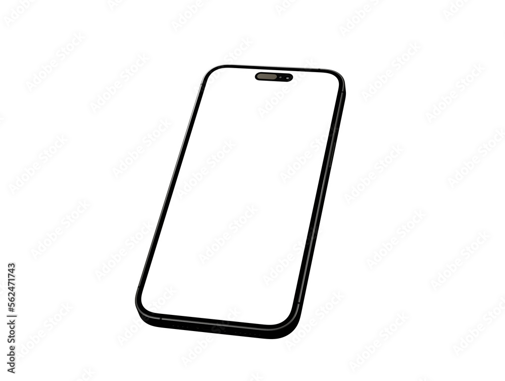 Smartphone. Mobile phone Template. Telephone 3d - mockup Smartphone. Mobile phone Template. Telephone 3d - mockup