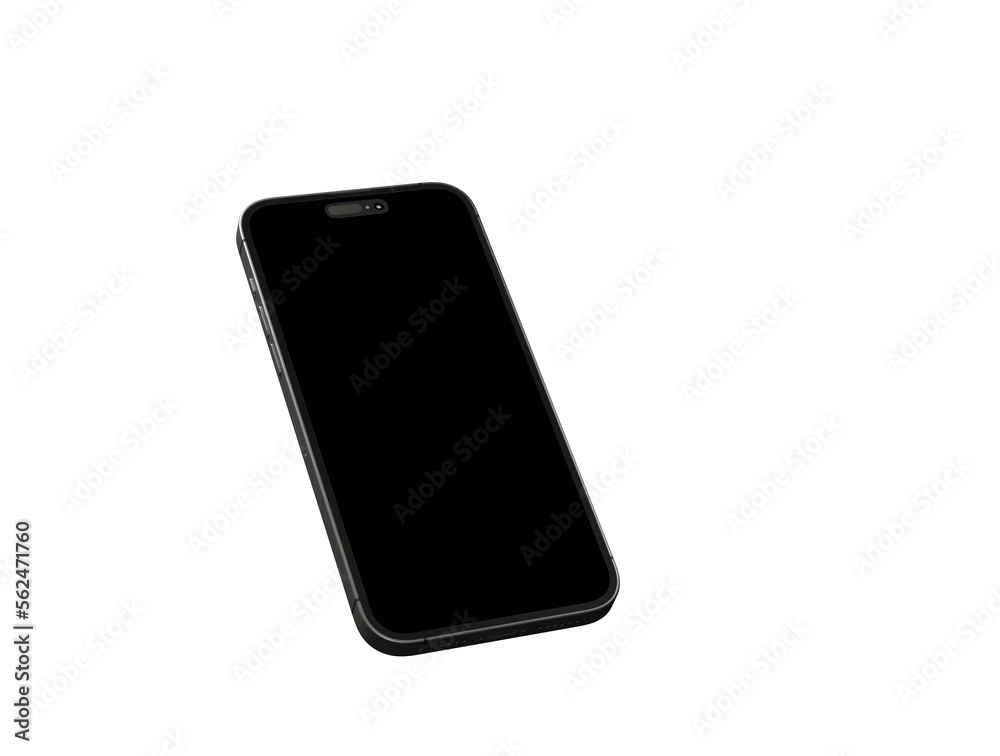New realistic mobile phone smartphone mockup