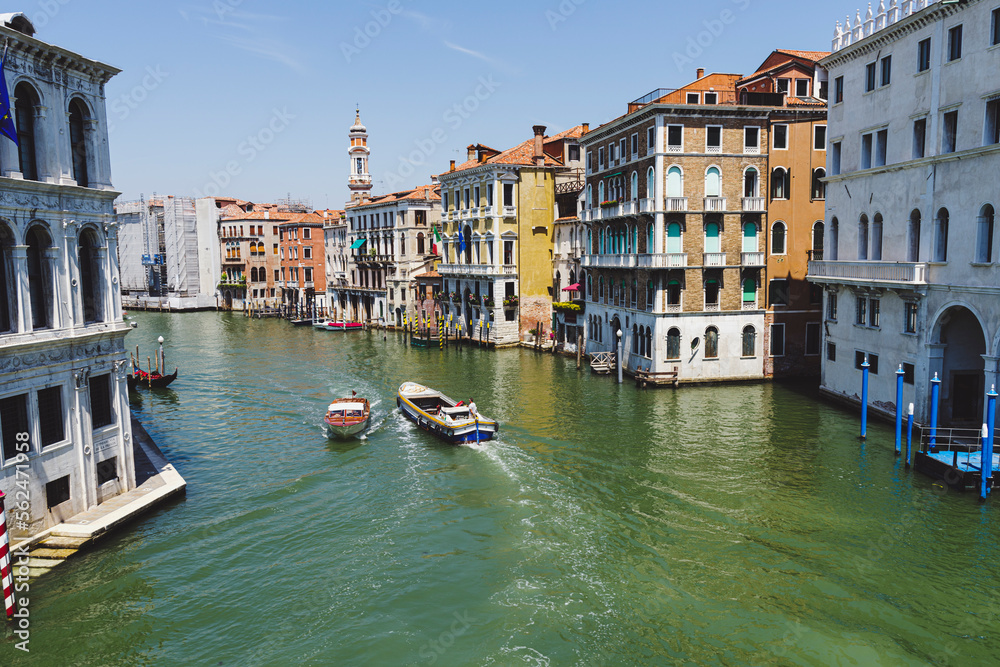 Sightseeing of 'Canal grande' in Venice. Italy