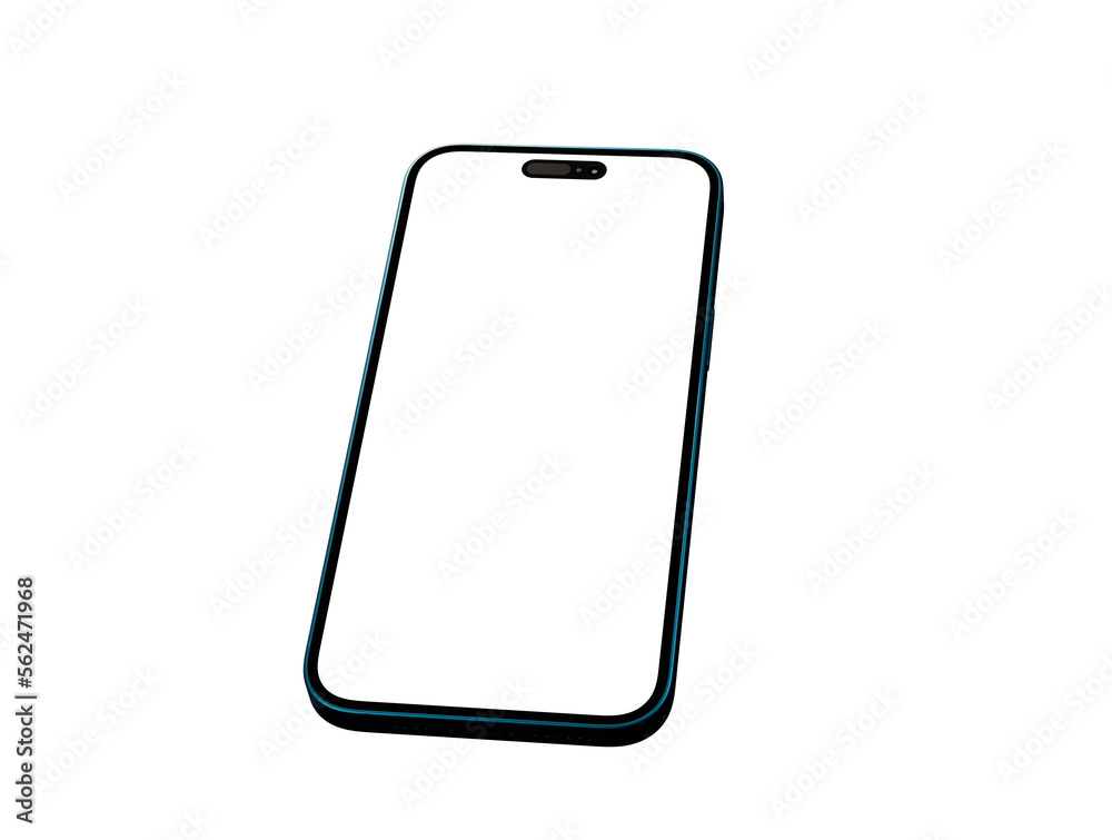 Smartphone frame less blank screen. Mockup generic device. Smartphone frame less blank screen. Mockup generic device.
