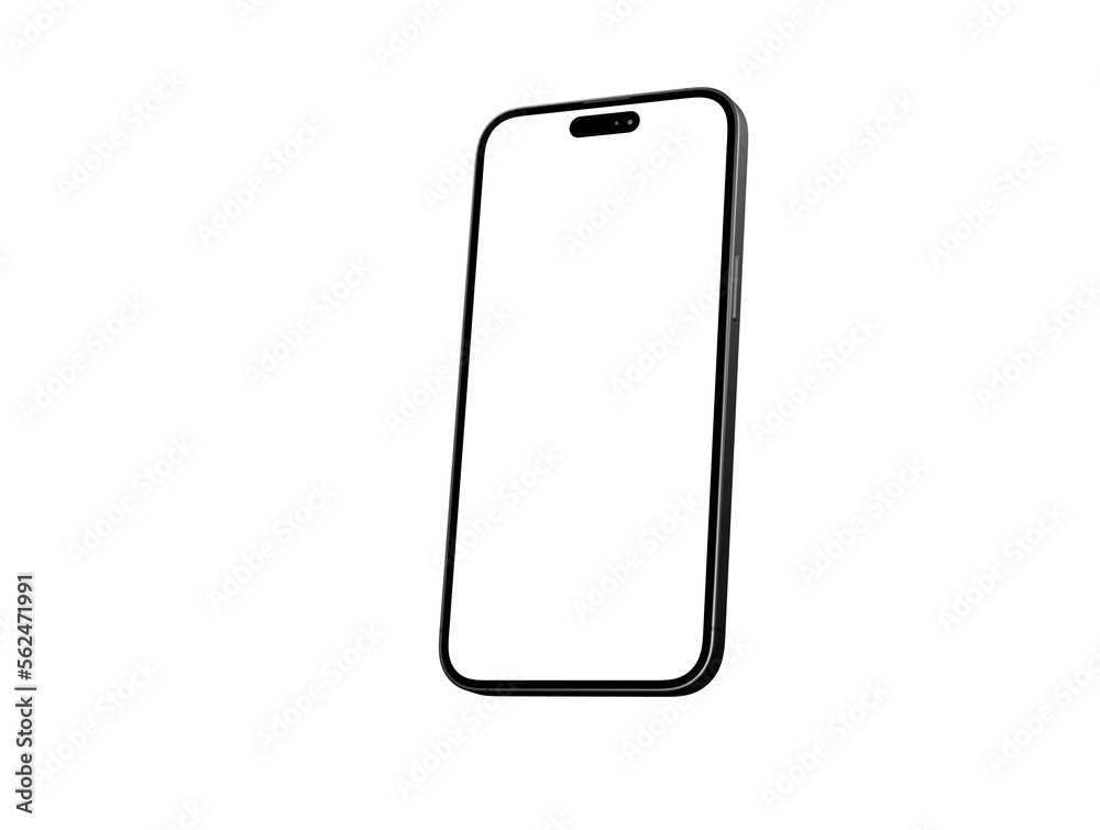 Smartphone frame less blank screen. Mockup generic device. Smartphone frame less blank screen. Mockup generic device.