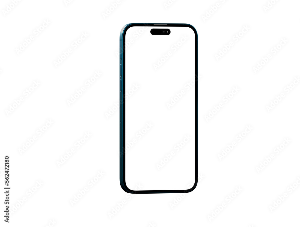 Smartphone. Mobile phone Template. Telephone 3d Smartphone. Mobile phone Template. Telephone 3d