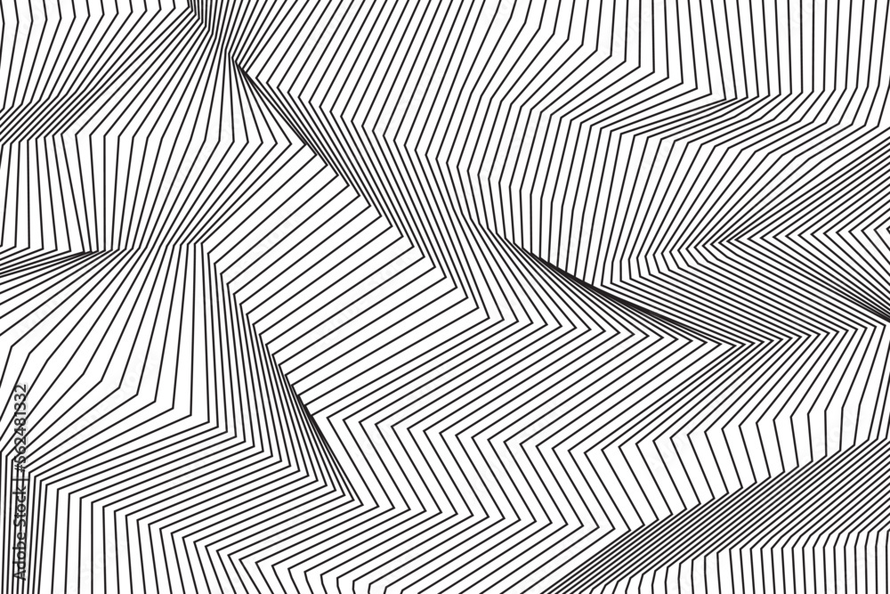 black and white abstract geometric background