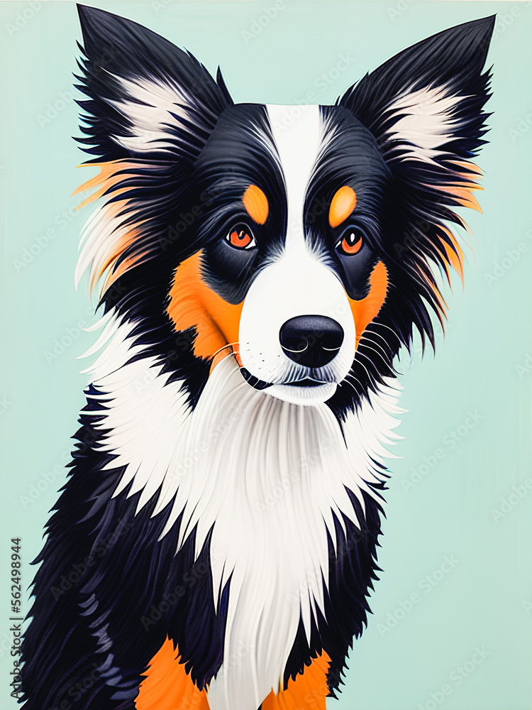 Obraz premium border collie dog