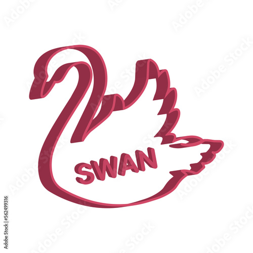 swan abstract logo