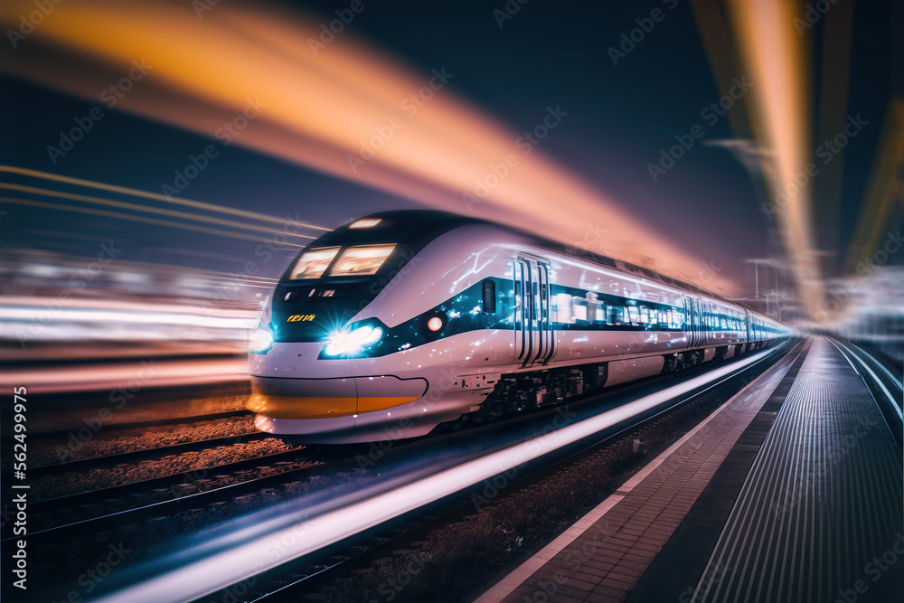 High speed train - Generative AI