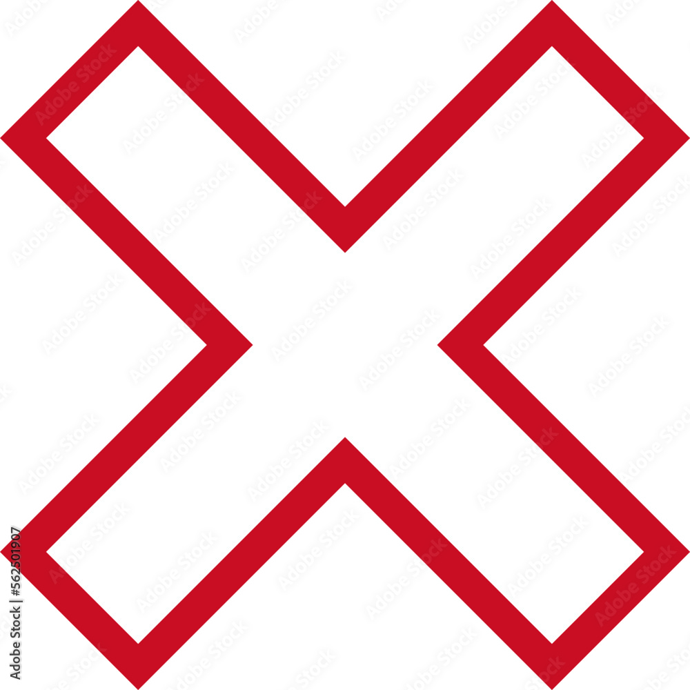 Cross icon flat vector image Cross icon flat vector image
