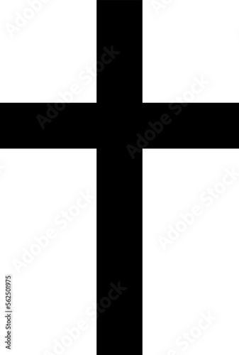 Cross icon flat vector image