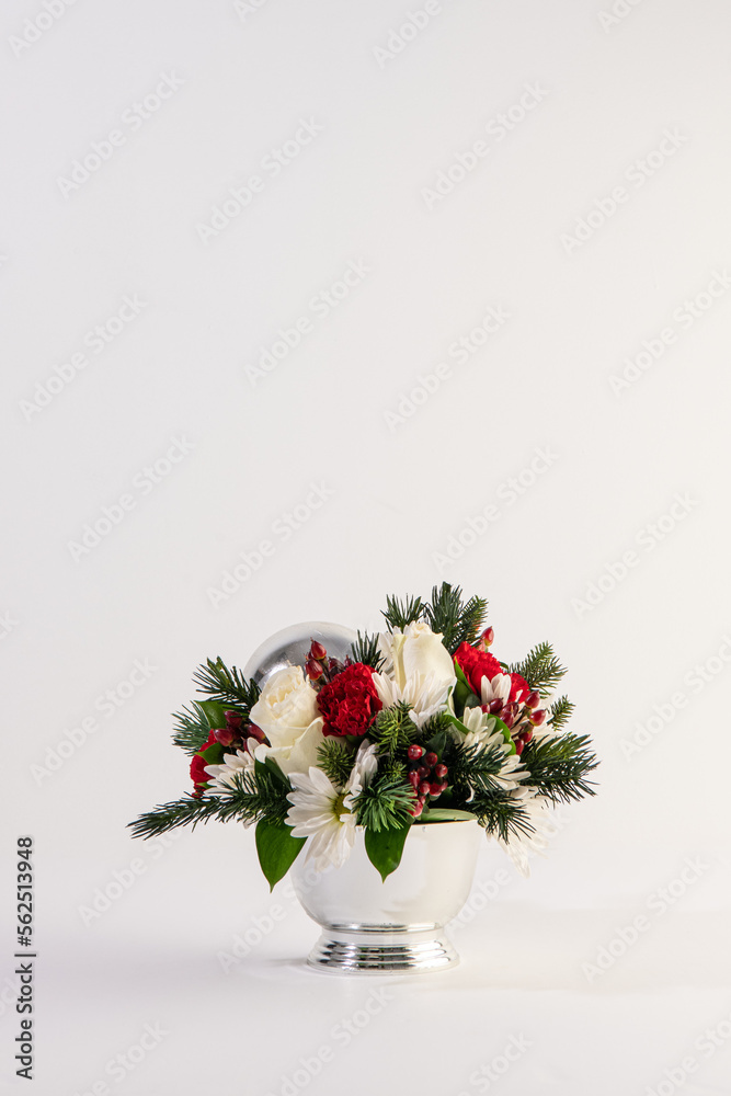 holiday flower arrangement