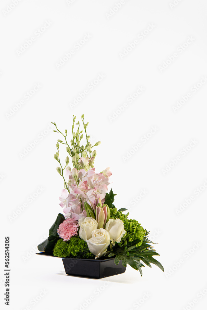 philodendra orchid flower arrangement