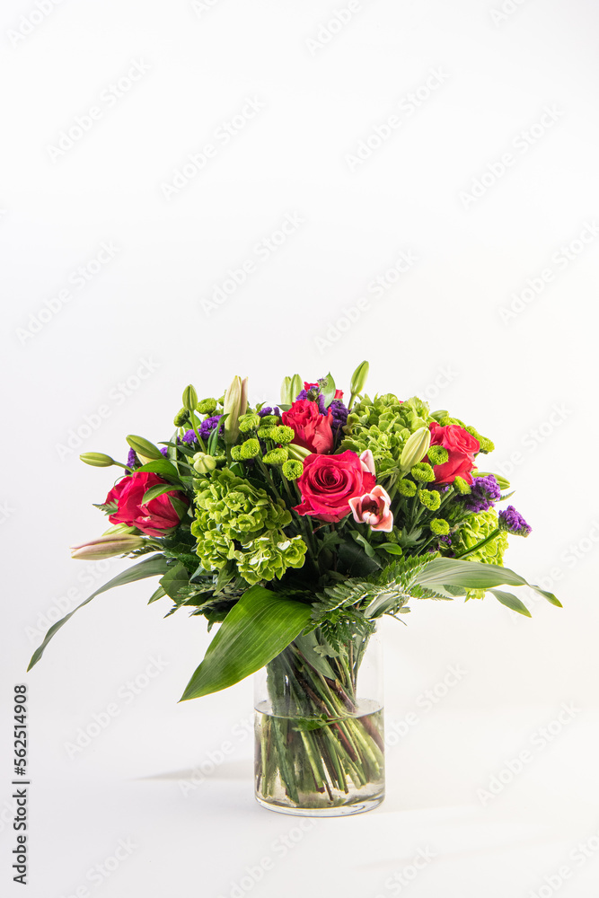 isolated flower arrangement