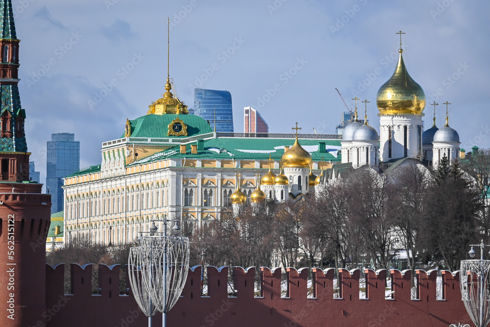 Obraz premium The Moscow Kremlin.