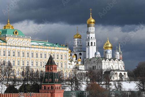 The Moscow Kremlin.