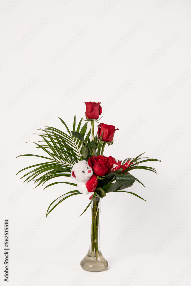 two rose bouquet for Valentine's Day