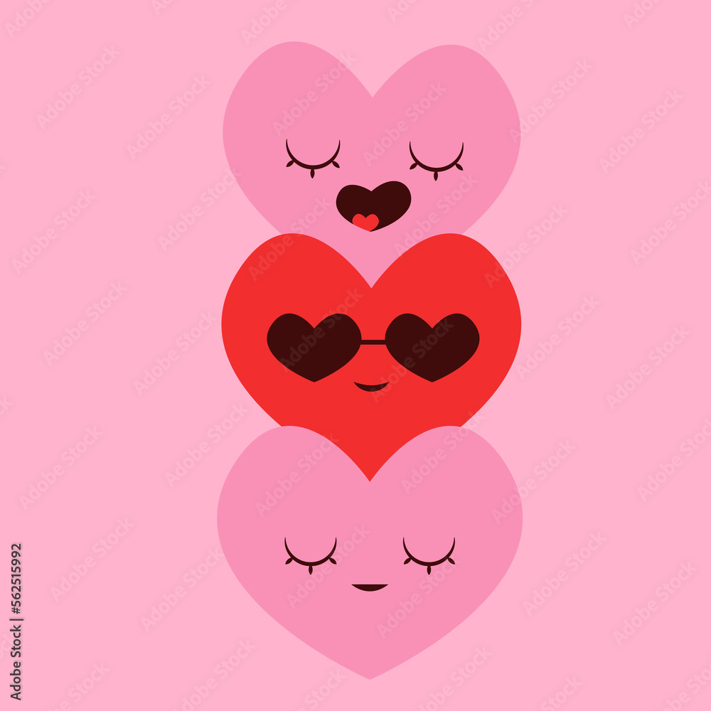 íconos de corazones íconos de corazones