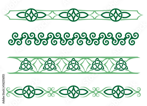A set of Celtic design dividers
