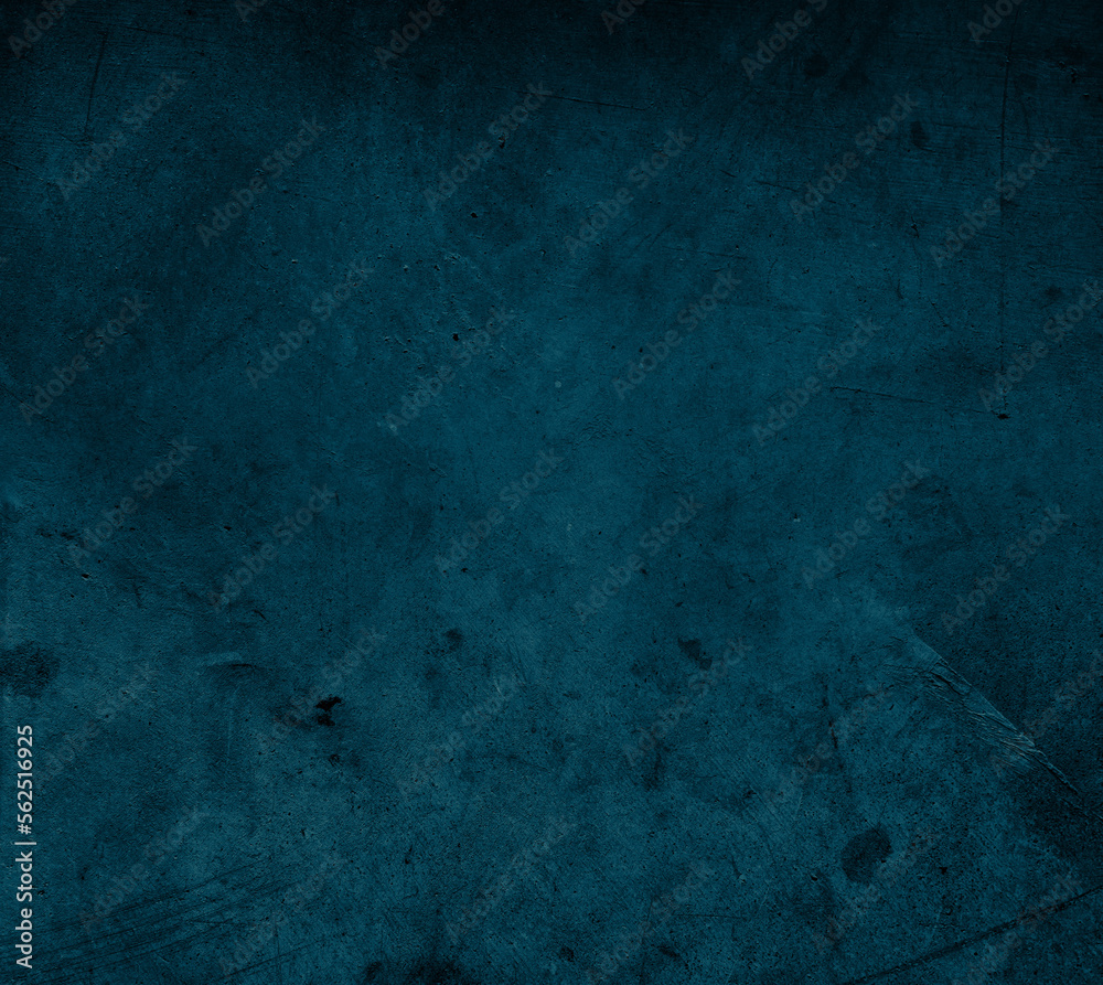 Blue textured concrete grunge background
