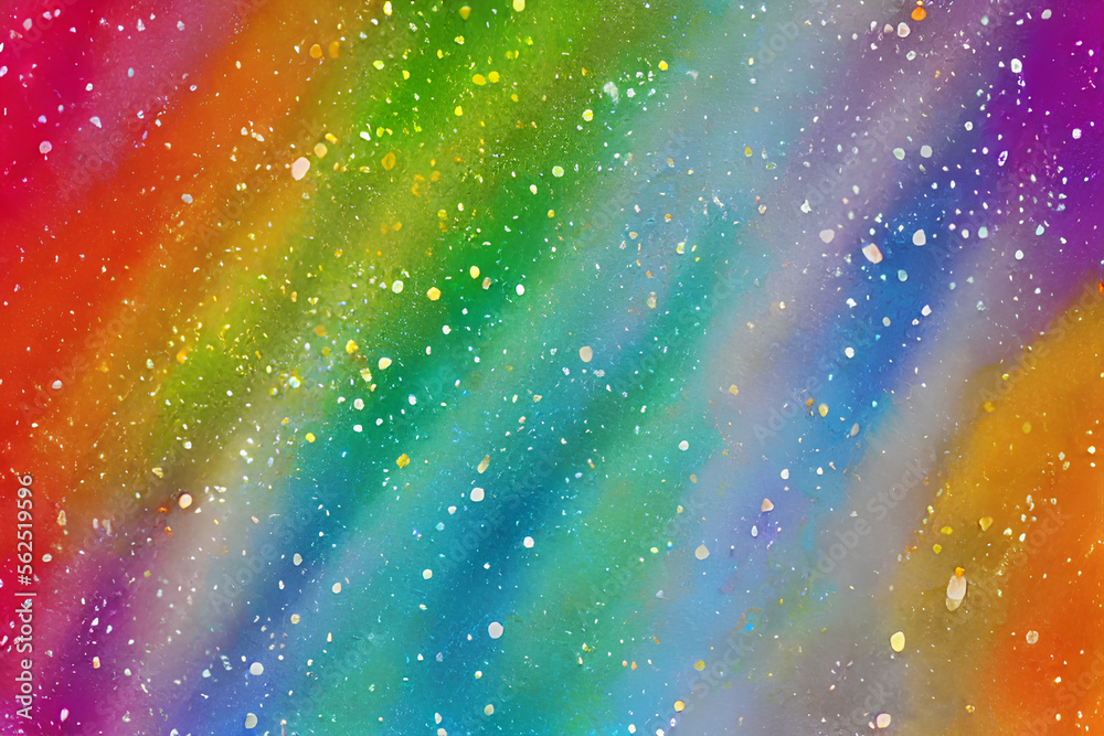 Watercolor painted rainbow background IA Watercolor painted rainbow background IA