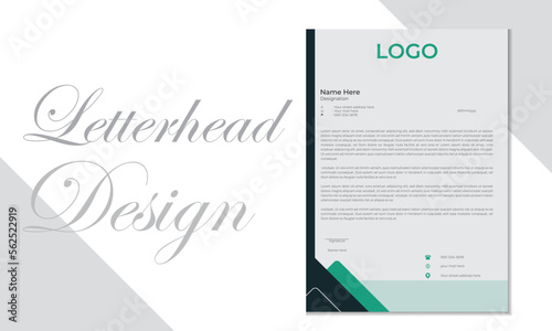 Letterhead Design Layout, Business Letterhead Layout, professional letterhead template design, Simple modern corporate letterhead, A4 letterhead template, Stylish business letterhead template,
