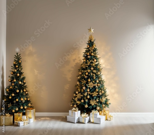 christmas tree in room