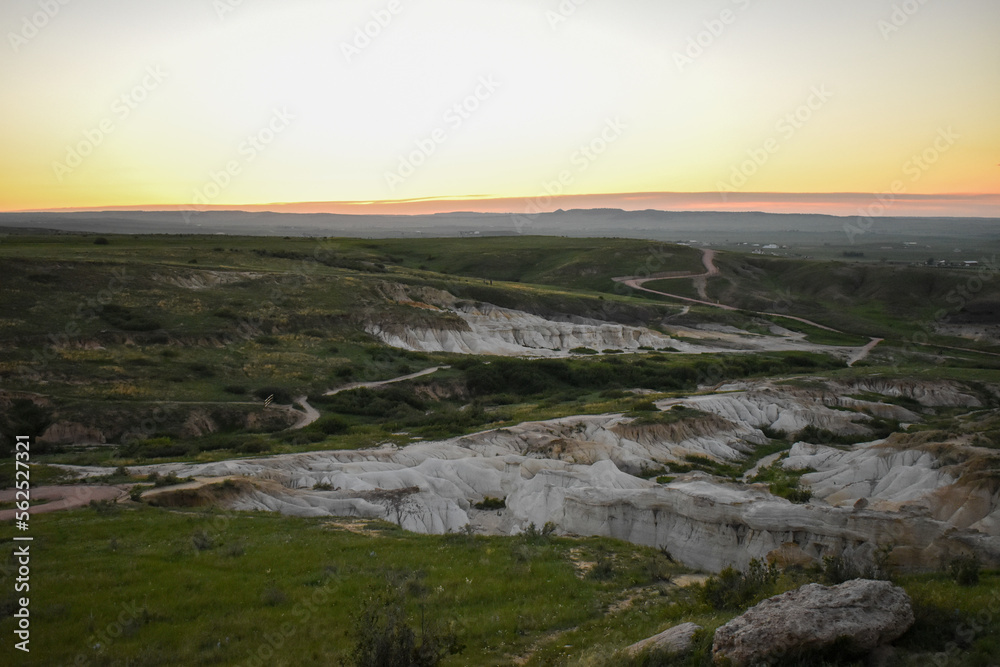 Fototapeta premium Paint Mines Interpretive Park, Calhan, Colorado, Colorado Springs, Sunset