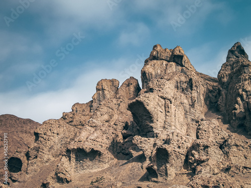 Quilmana rock formations, near Lima, PERU