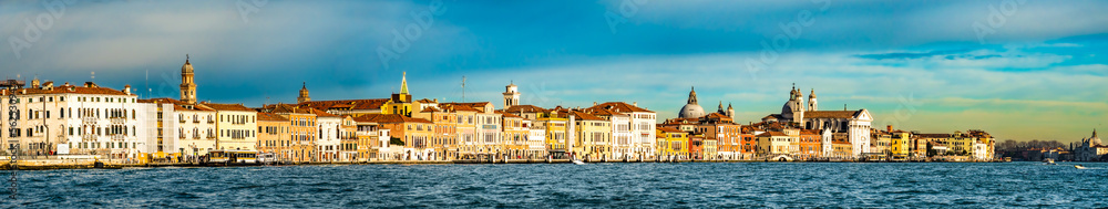 historic buildings at the famous old town of venice