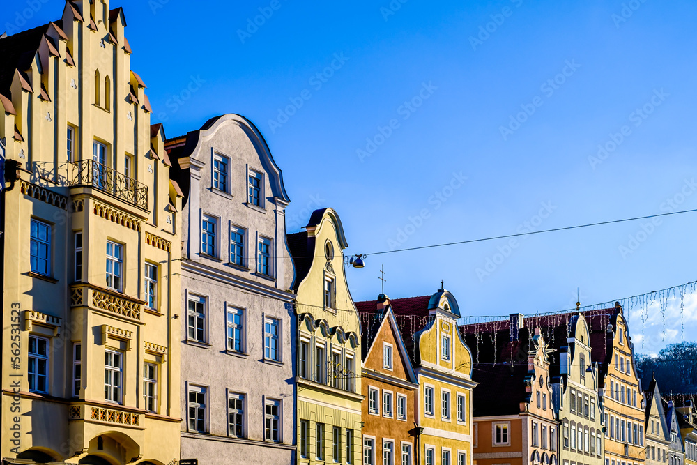 historic old town of Landshut - bavaria