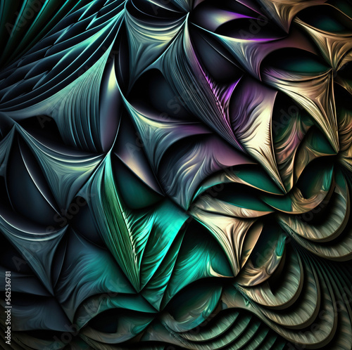An abstract background with textured waves. 